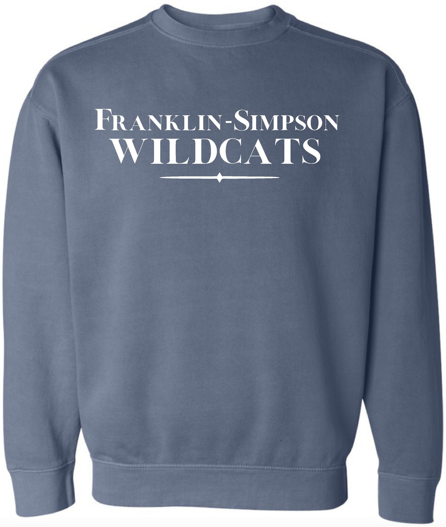 F-S TENNIS Blue Jean sweatshirt