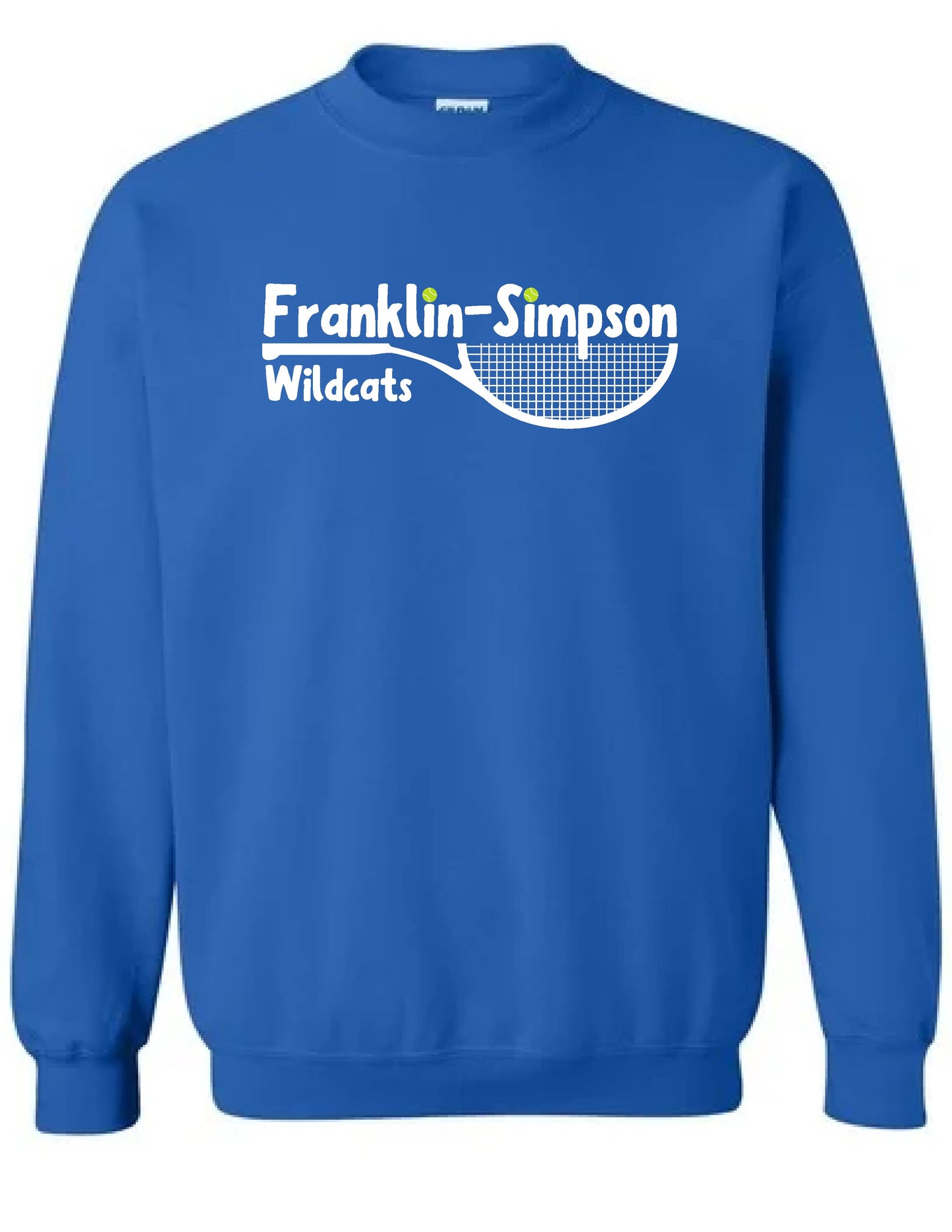 F-S TENNIS Royal Crewneck (Racket Design)